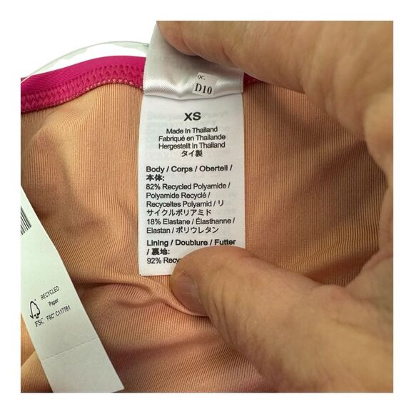 NWT J Crew Radiant Fuchsia High Rise Full Coverage Bikini Bottom Swimwear Sz XS - Picture 5 of 7